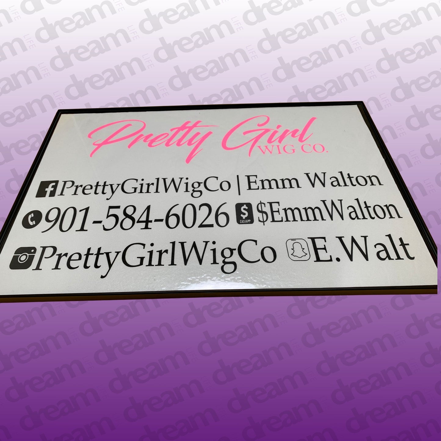 Custom Dream Exclusive Promo & Price Boards