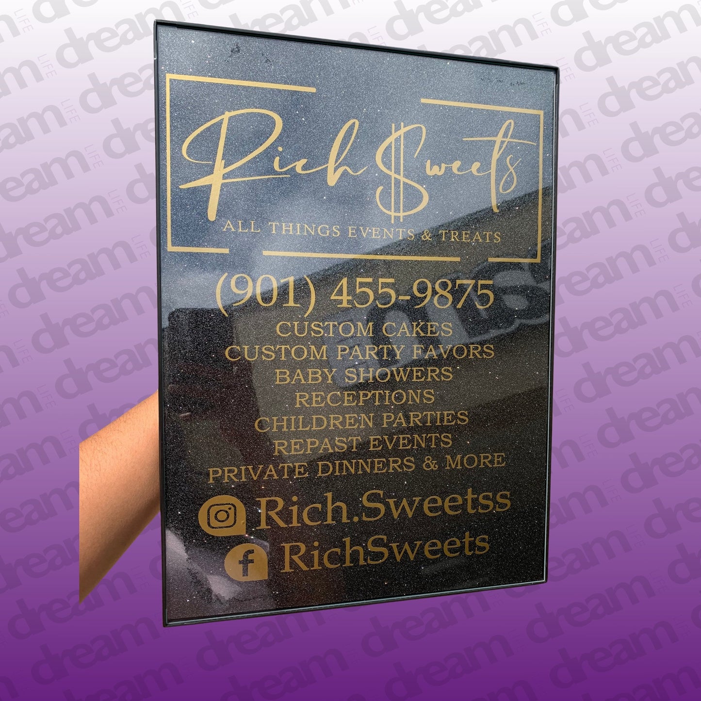 Custom Dream Exclusive Promo & Price Boards