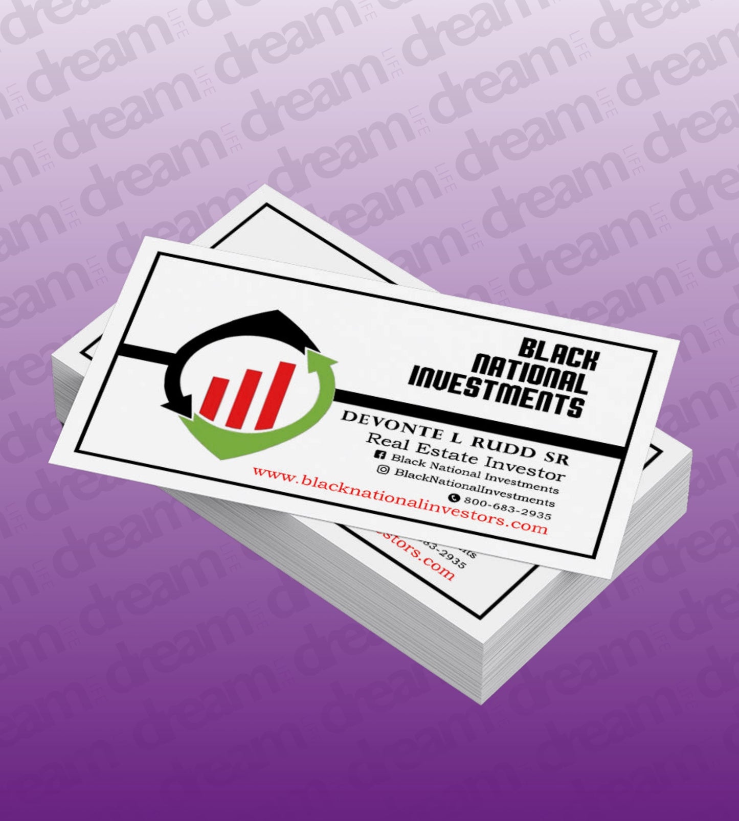 250 Custom Business Cards (Front Only)