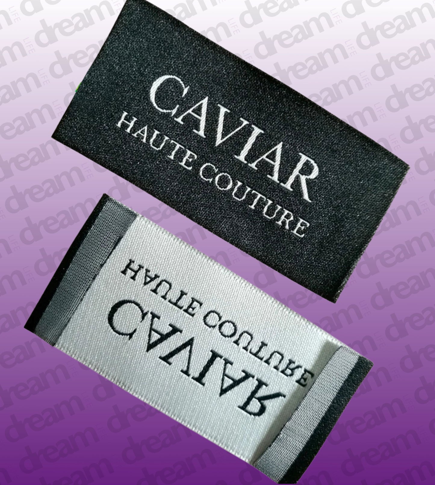 100 Custom Sew-In Clothing Tags
