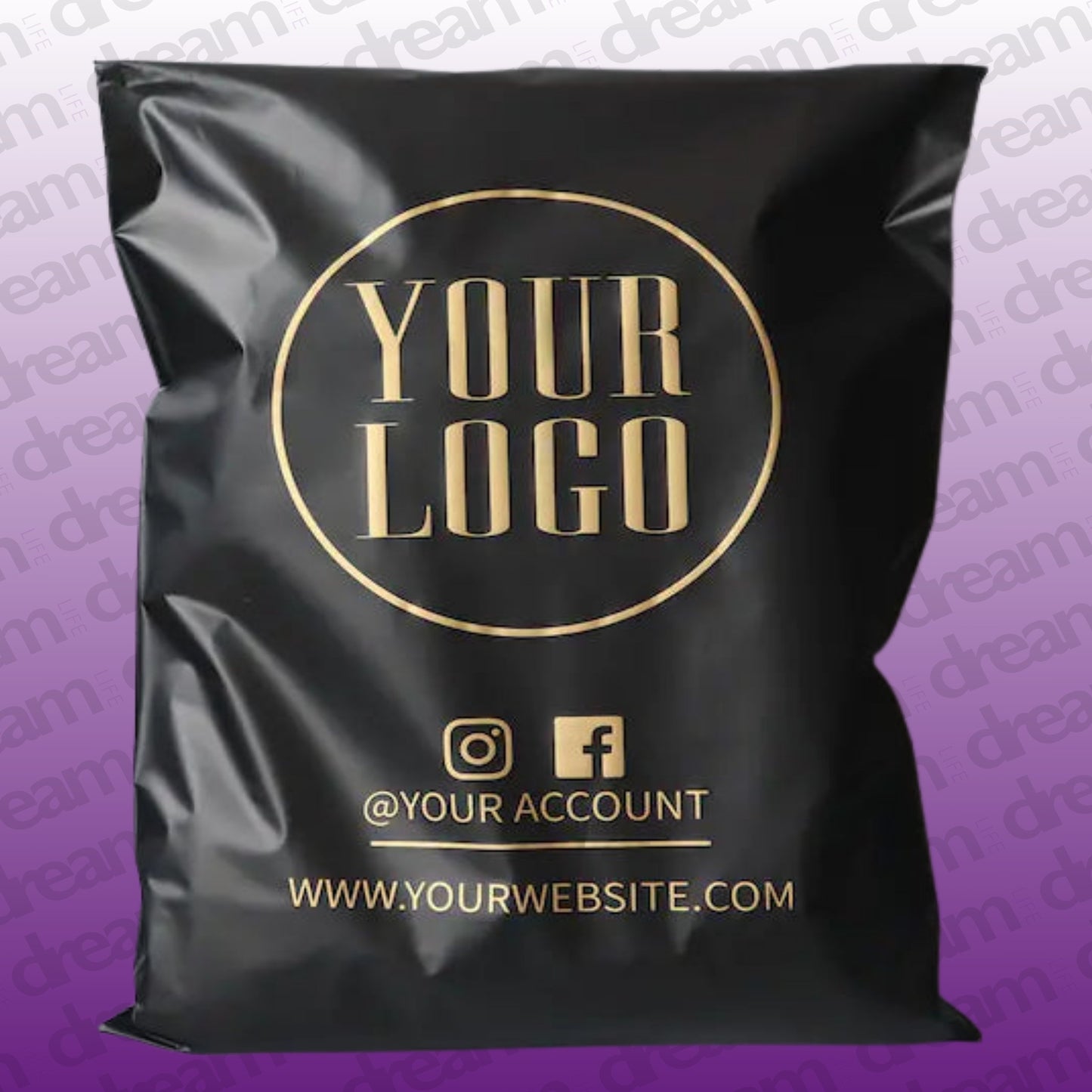 Custom Poly Mailers Set of 25