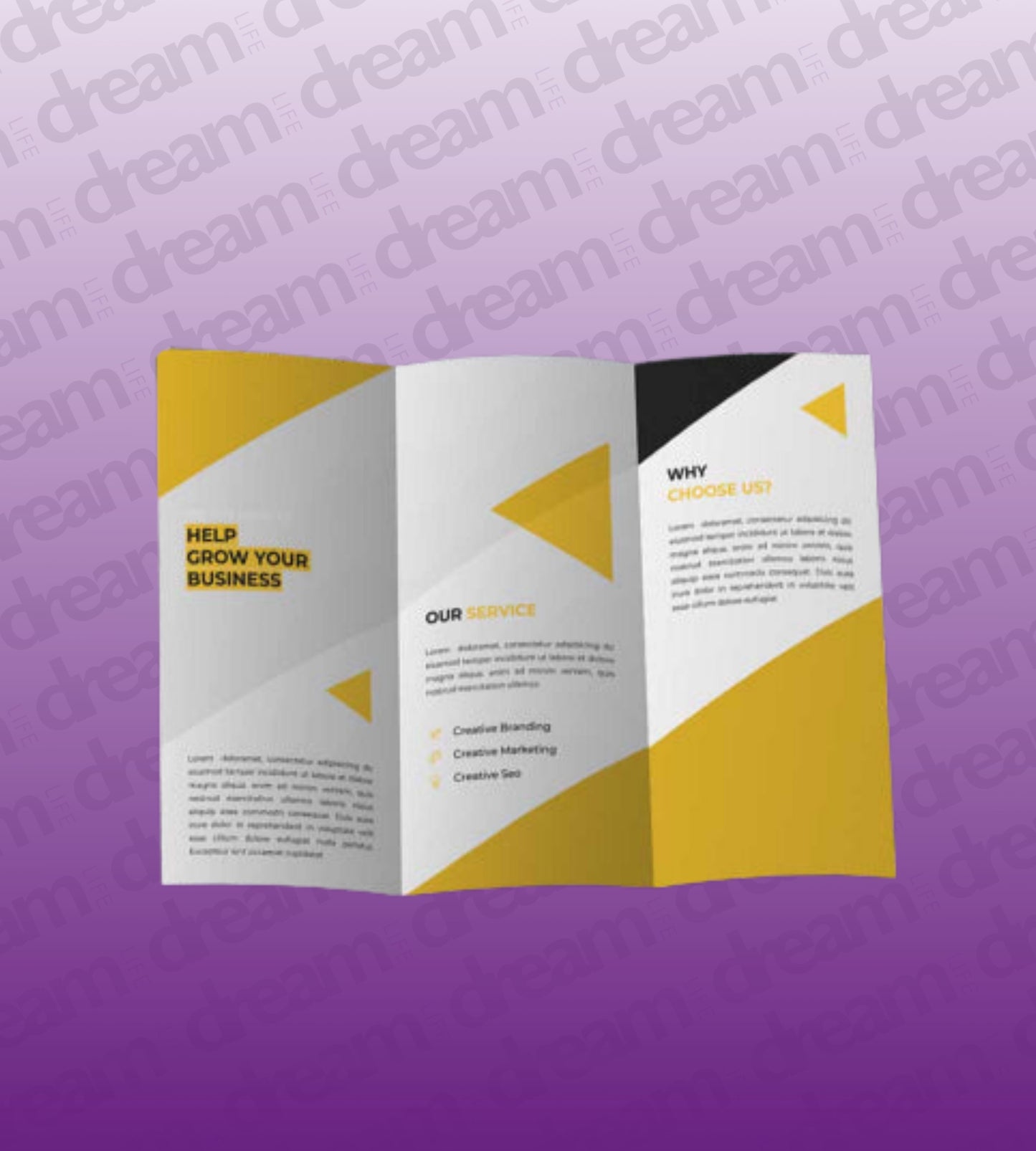 100 Custom Brochures (Front & Back)