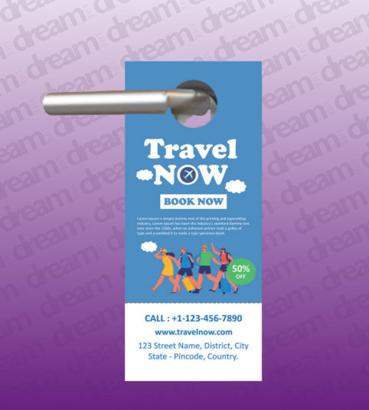 250 Custom Door Hanger Tags
