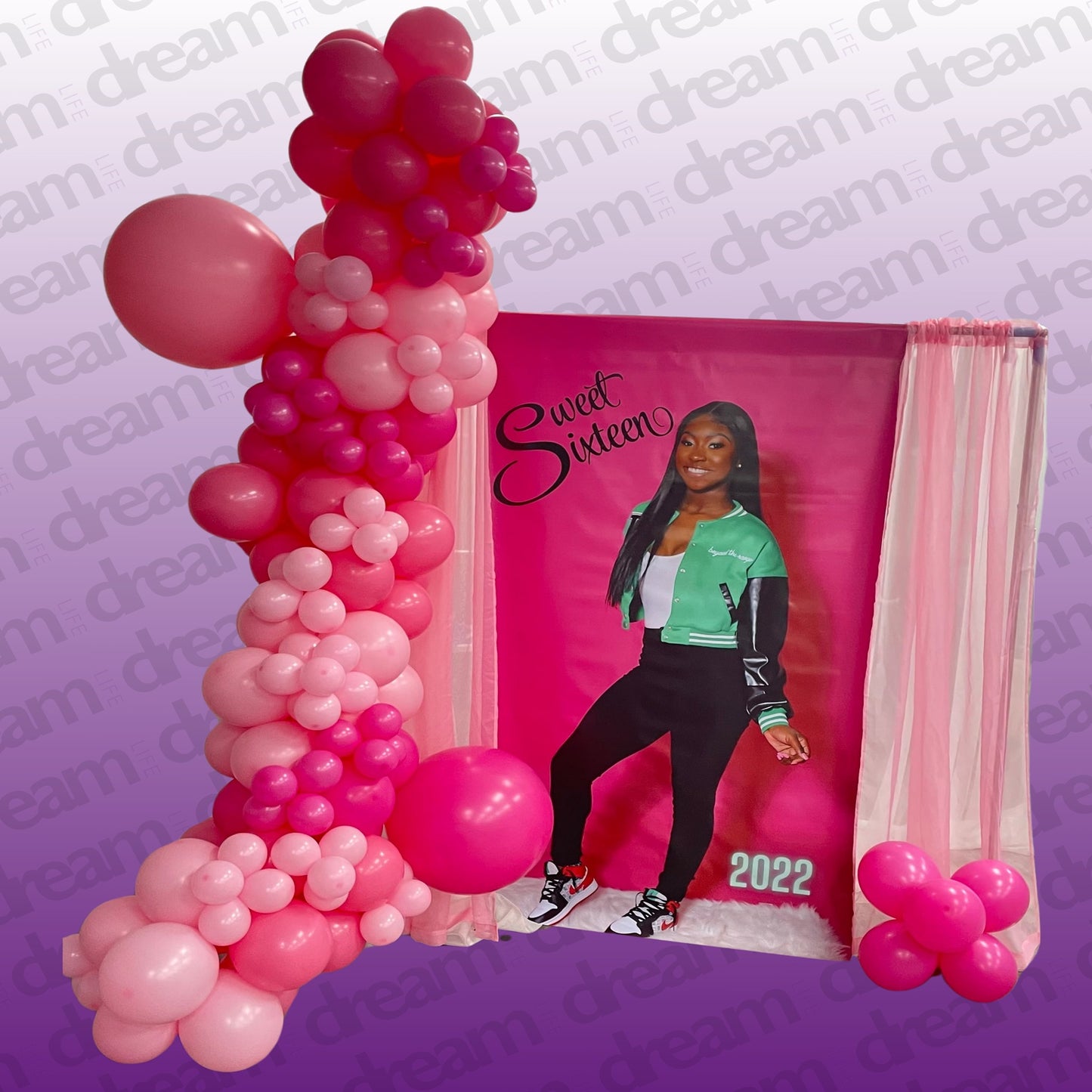 Custom Standard Backdrop with Stand