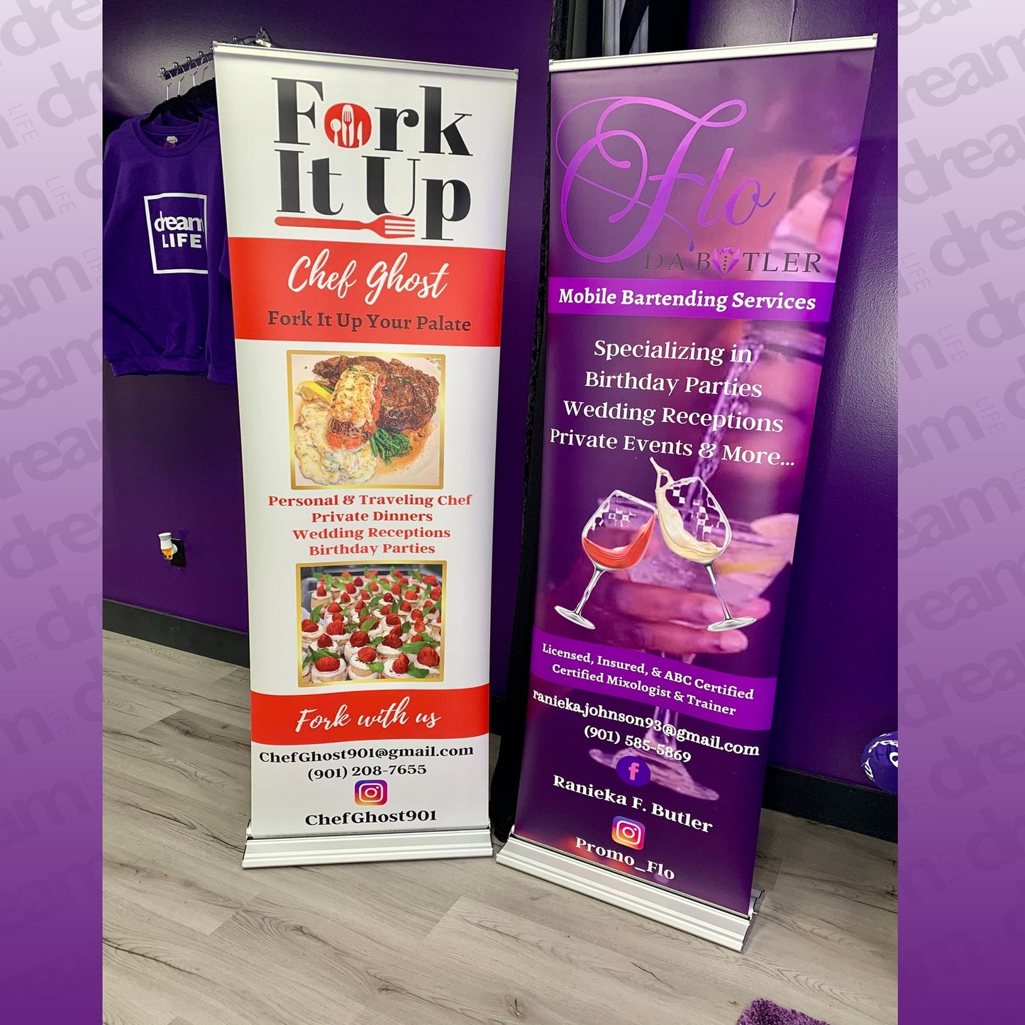 Custom Retractable Banners with Stand
