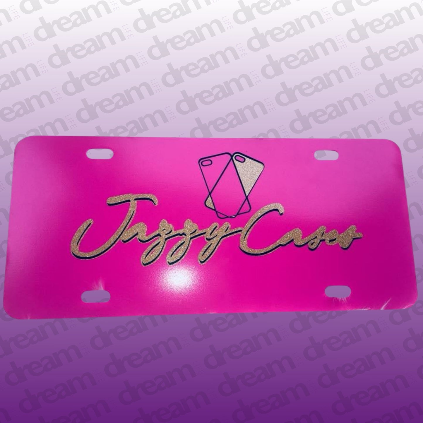 Custom License Plate without Frame