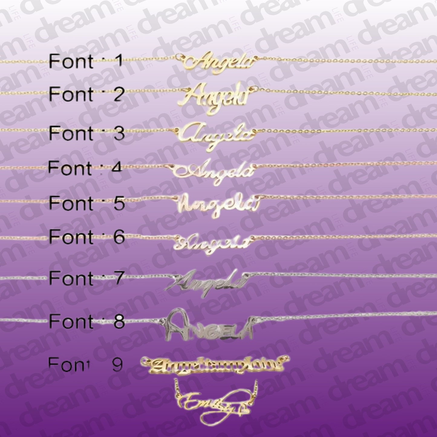 Custom Necklaces (Women)