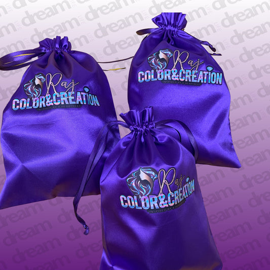Custom Satin Bags Set of 25