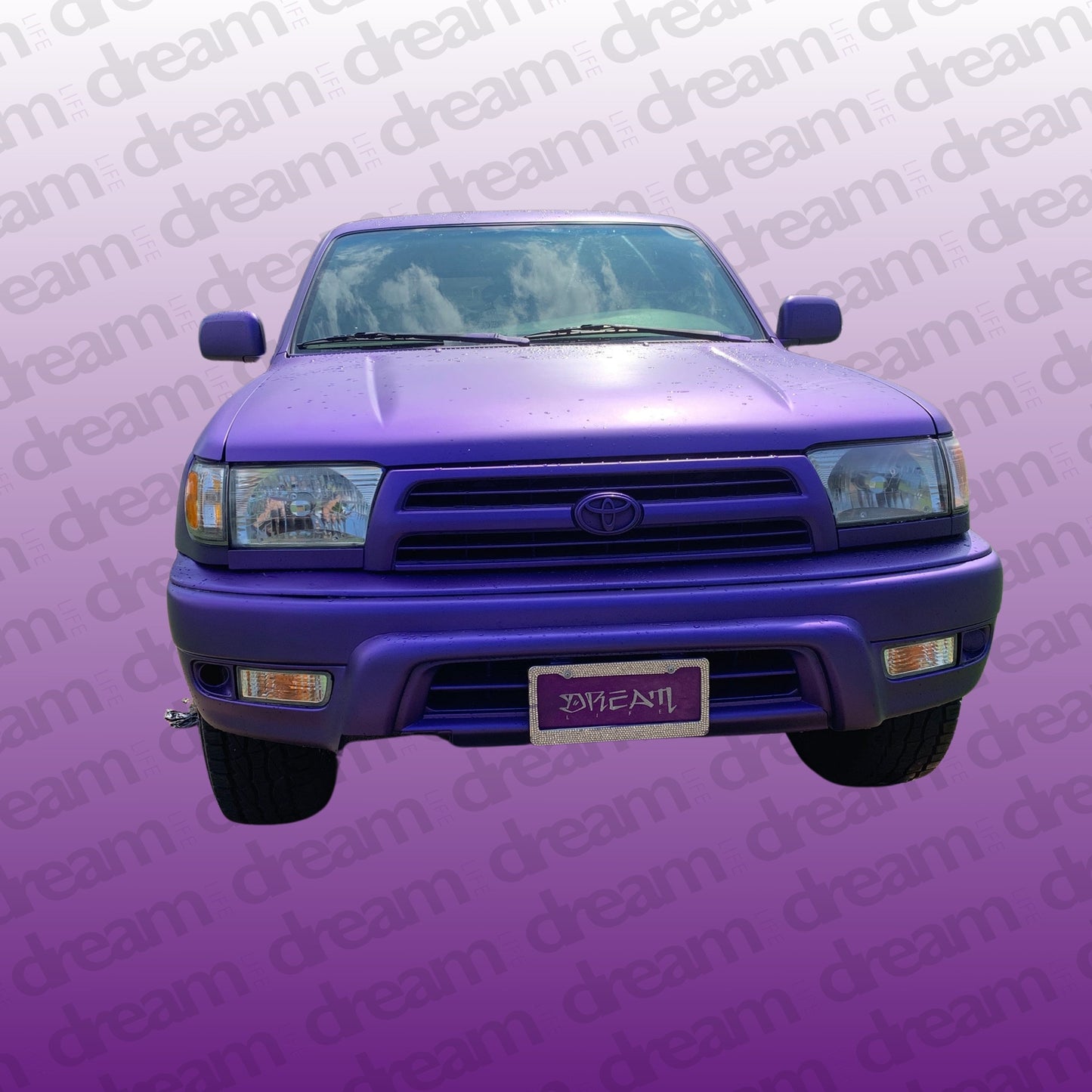 Custom License Plates with Crystal Frame