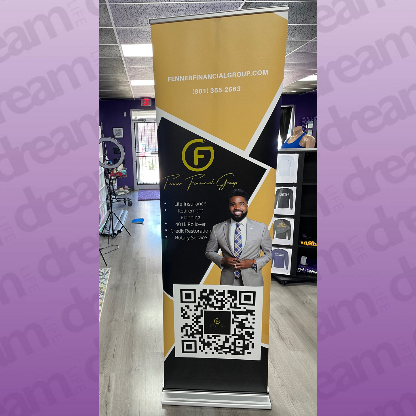 Custom Retractable Banners with Stand
