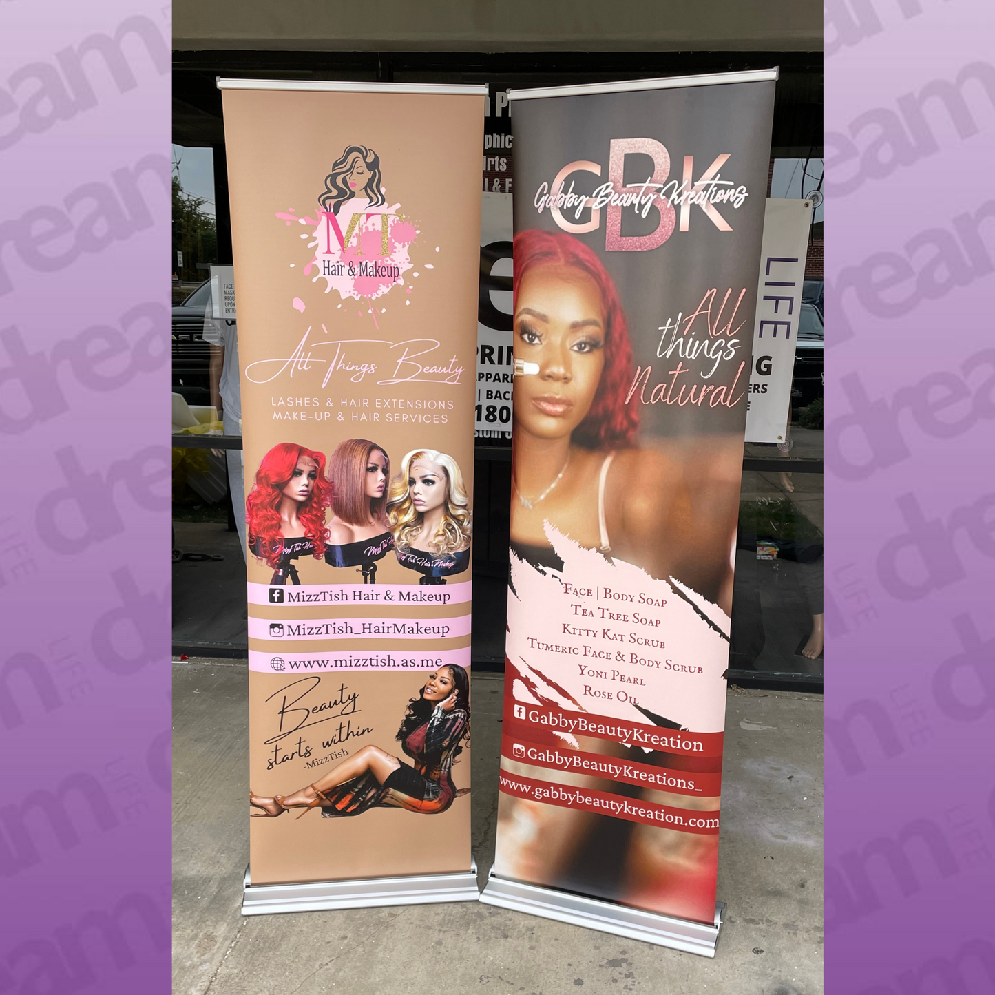 Custom Retractable Banners with Stand