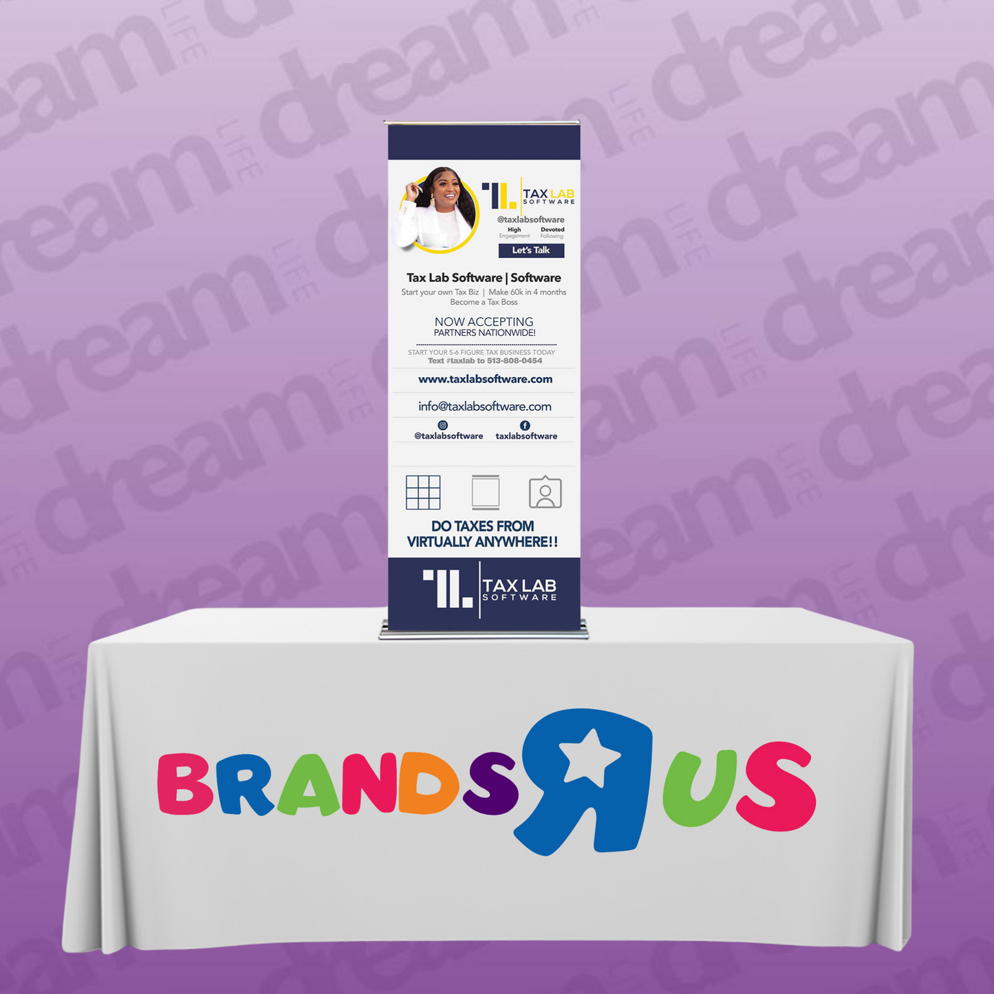 Custom Retractable Banners with Stand