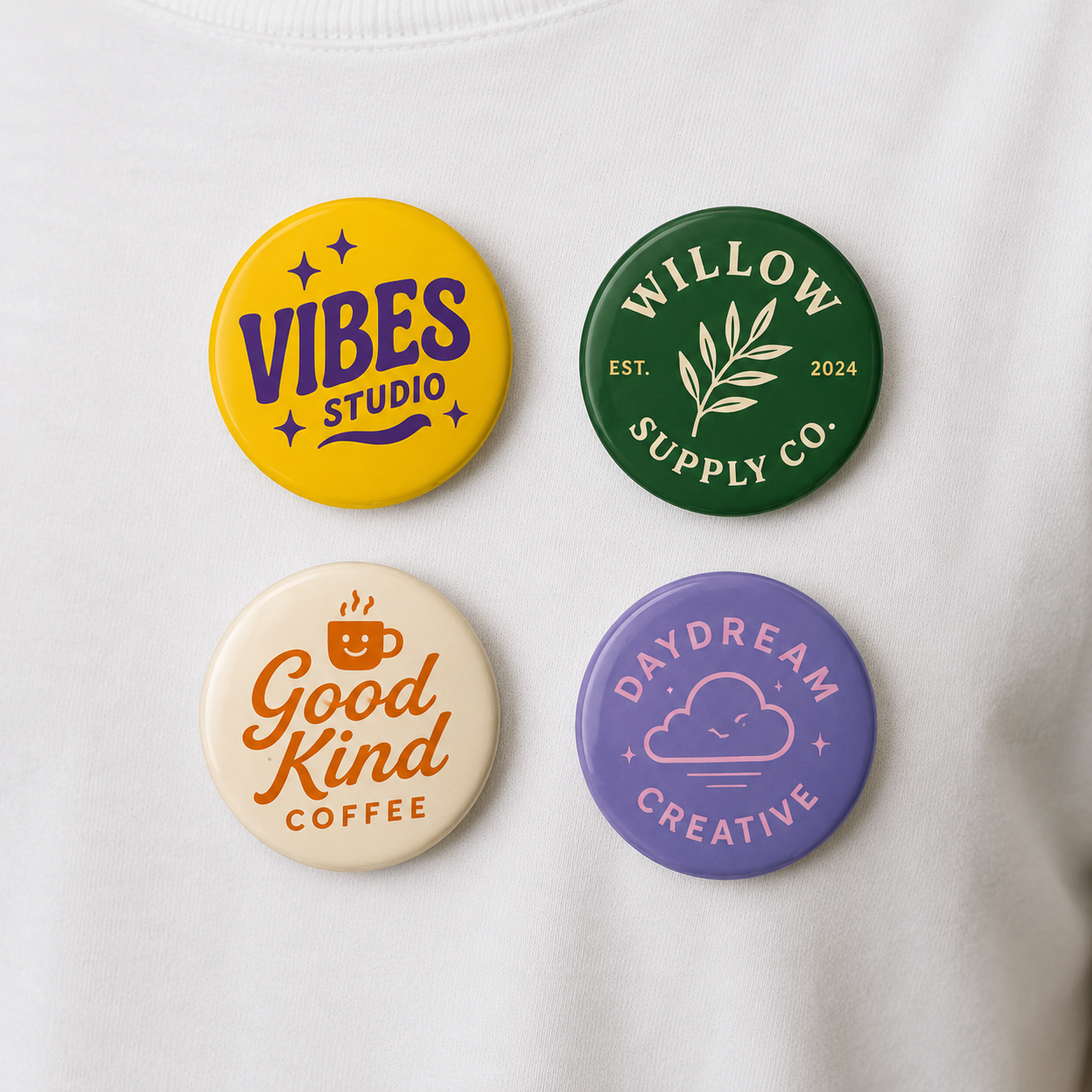 50 Custom Pins