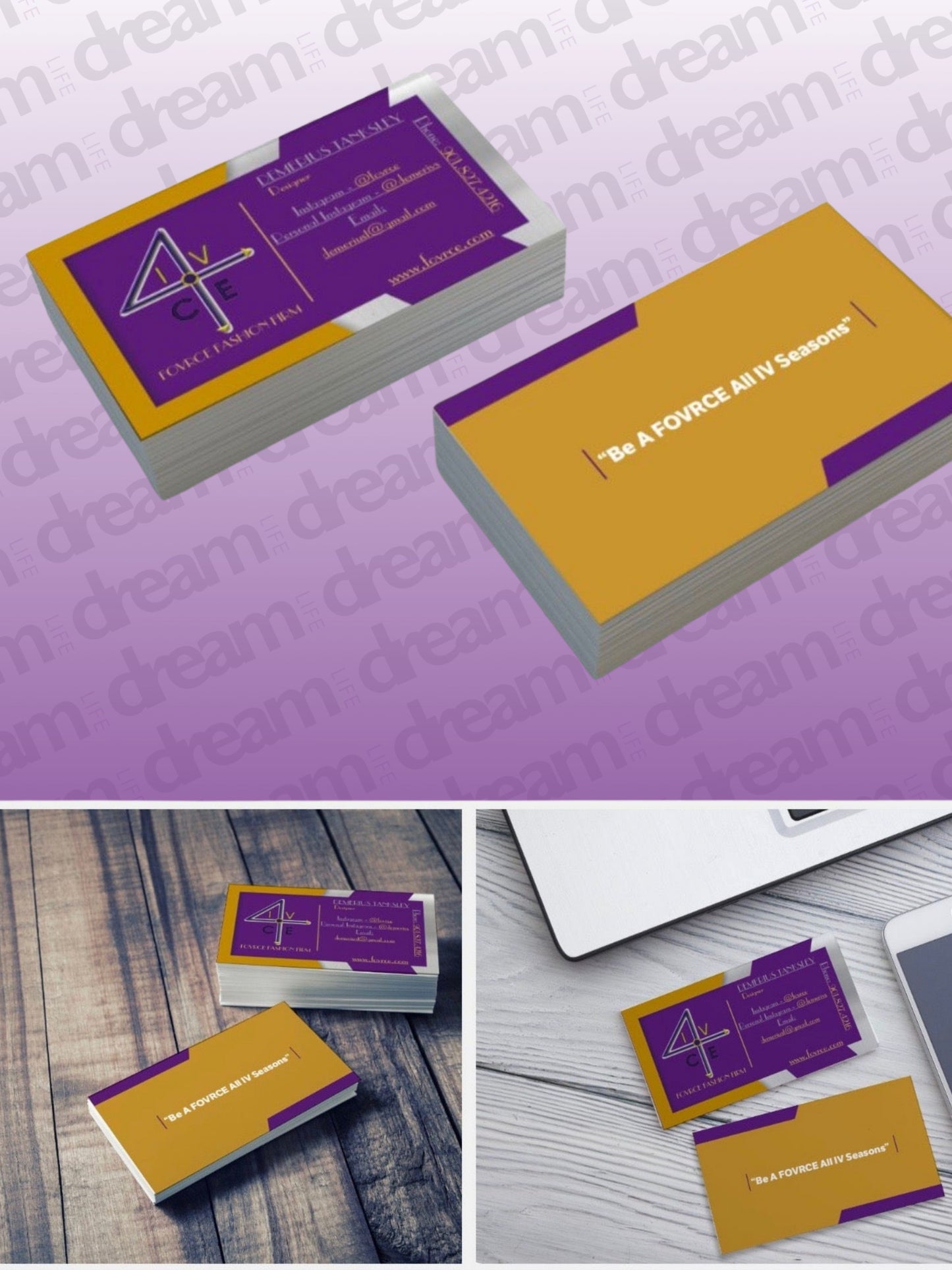 500 Custom Business Cards (Front & Back)