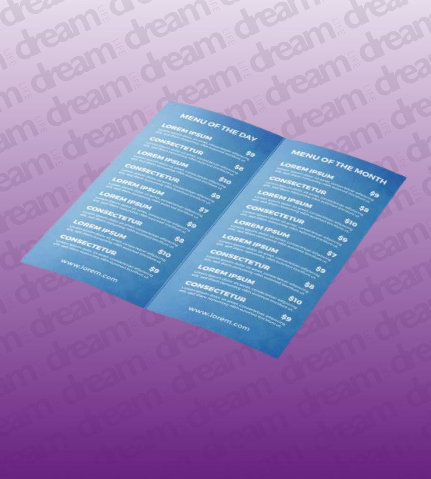 250 Custom Menus