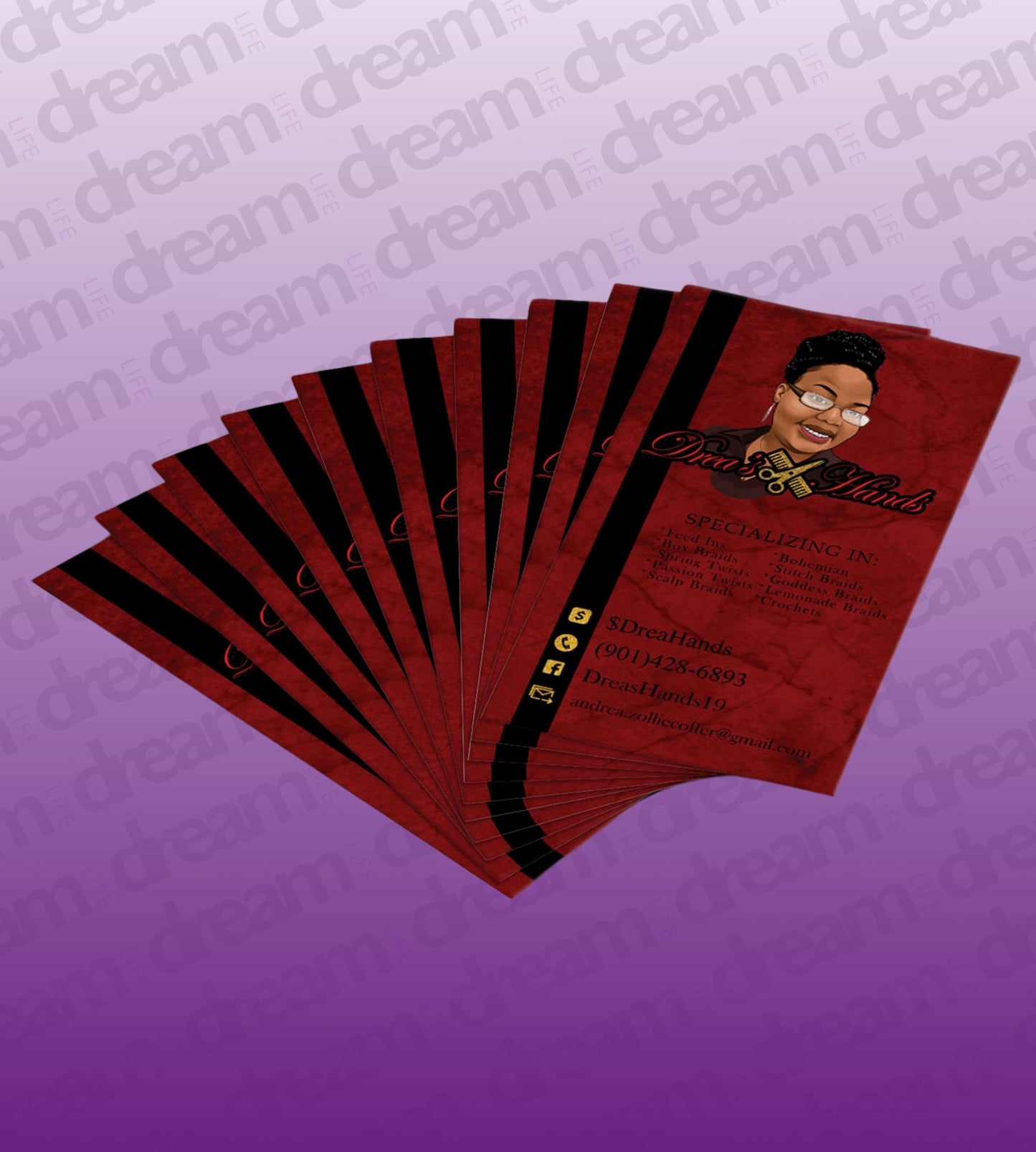 250 Custom Business Cards (Front Only)