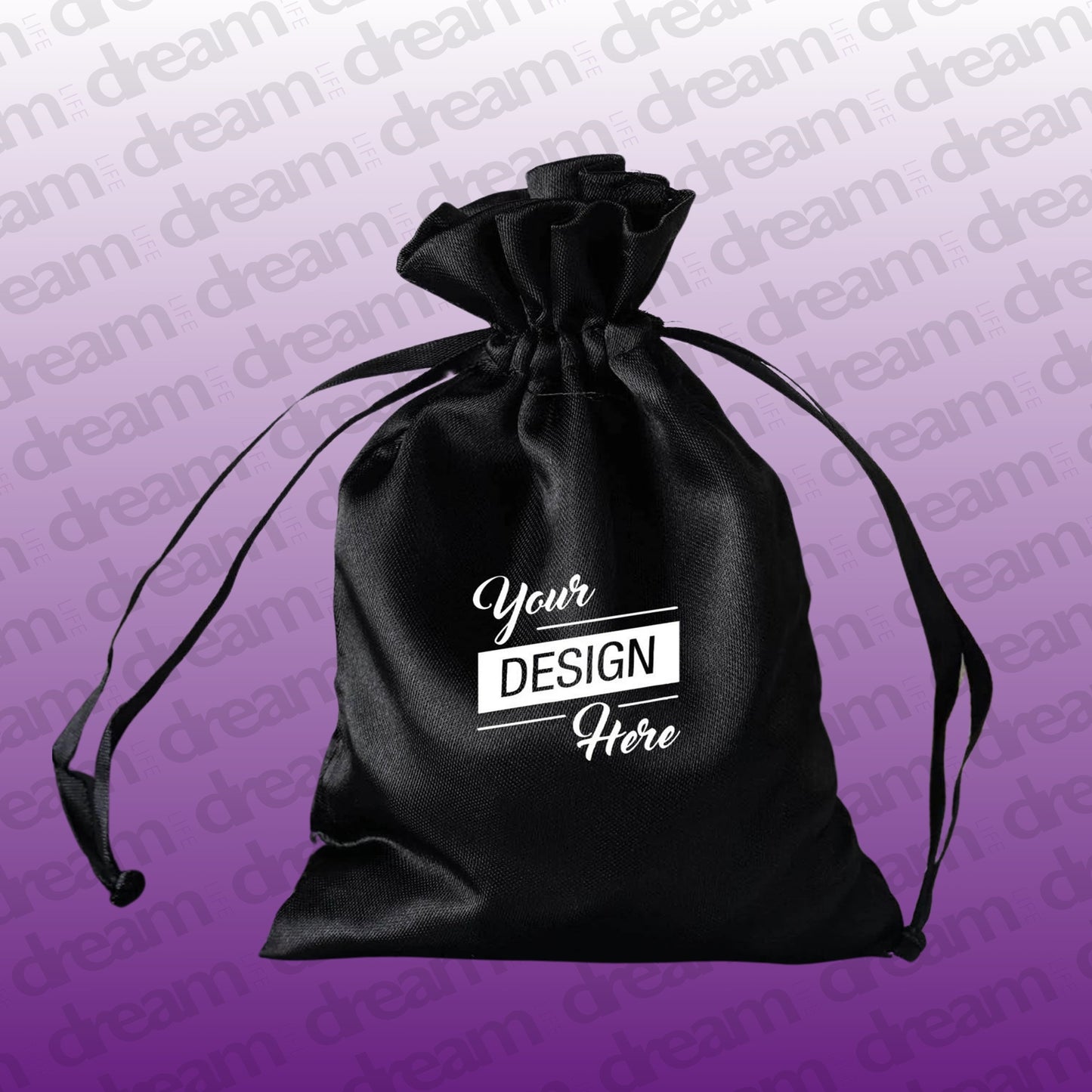 Custom Satin Bags Set of 25