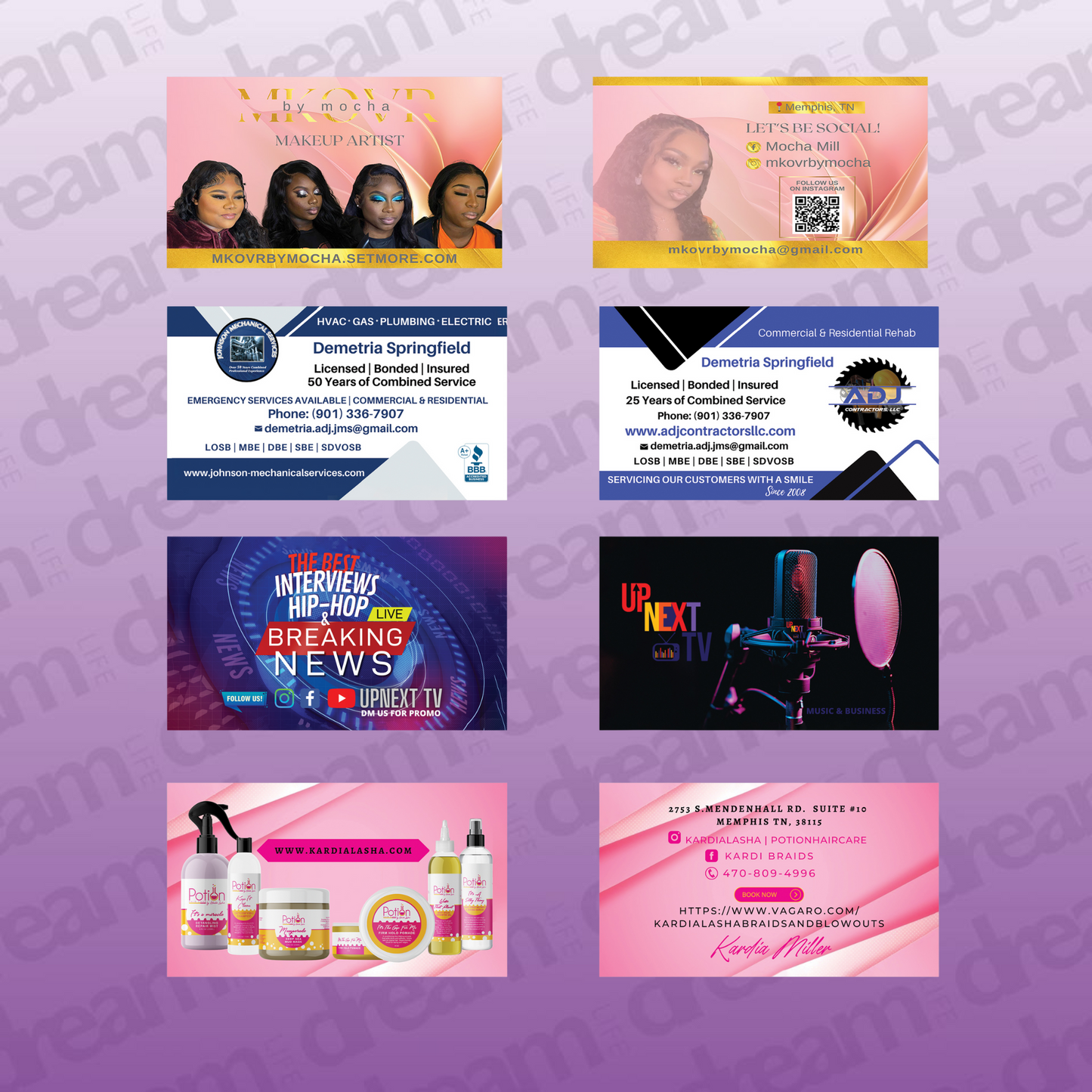 500 Custom Business Cards (Front & Back)