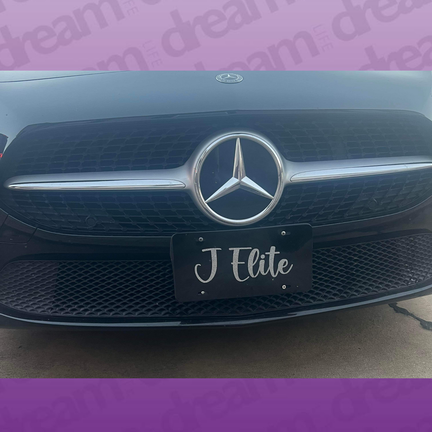 Custom License Plate with Frame