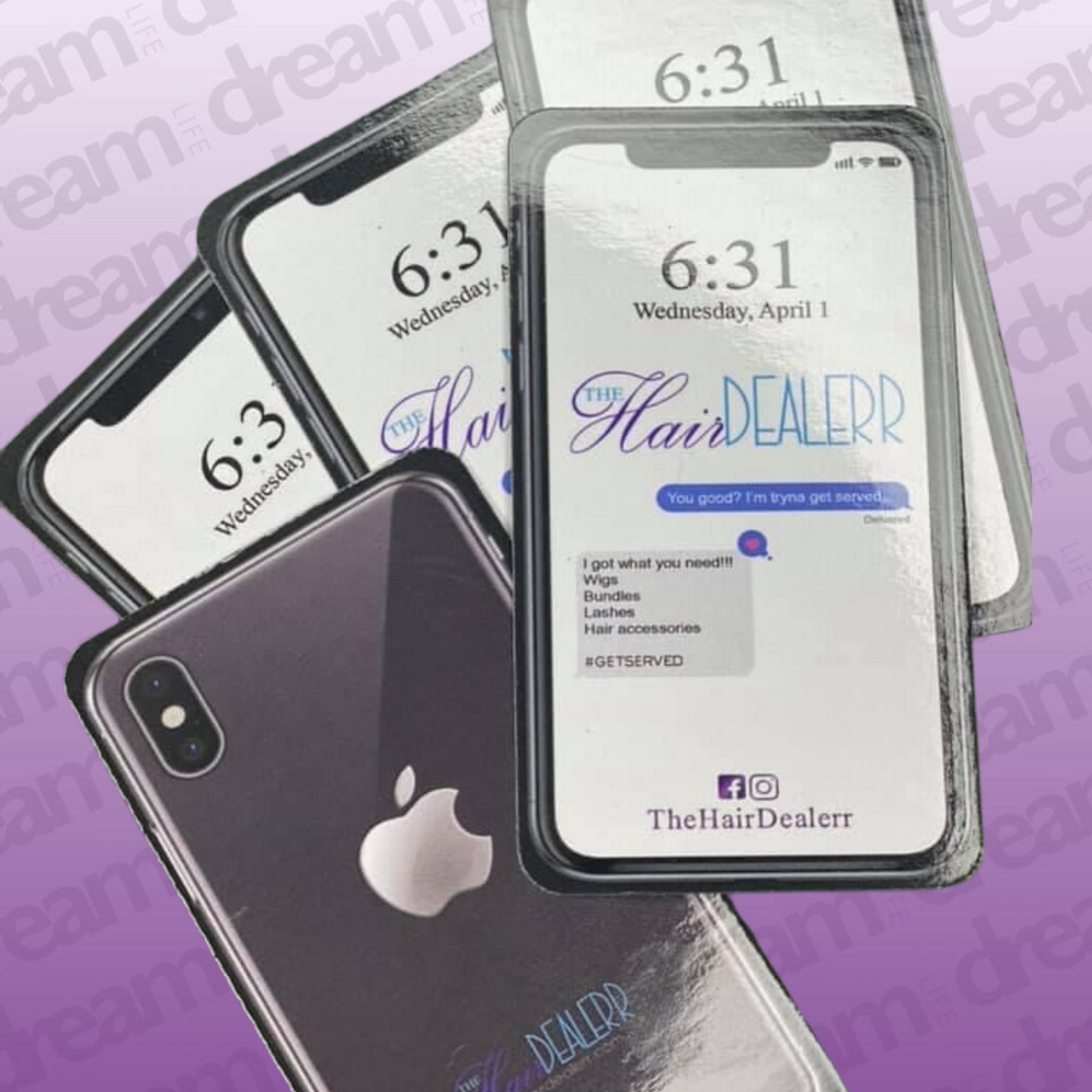 500 Custom Premium Business Cards (Credit Card Or IPhone Style) Front & Back