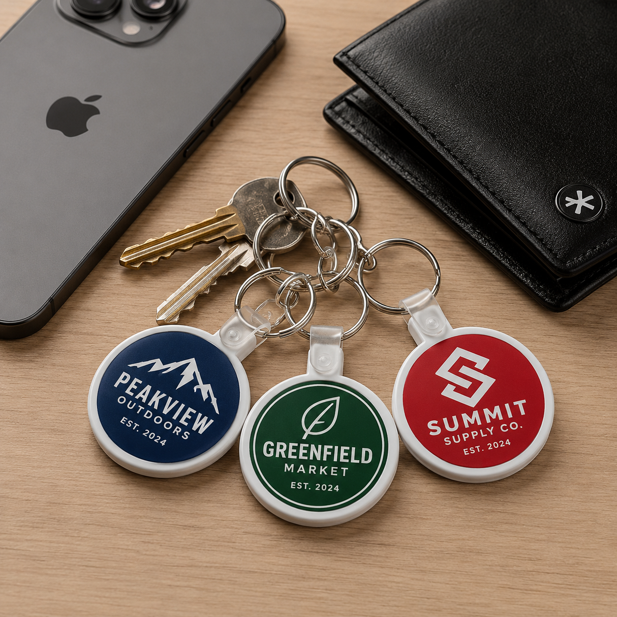 50 Custom Keychains