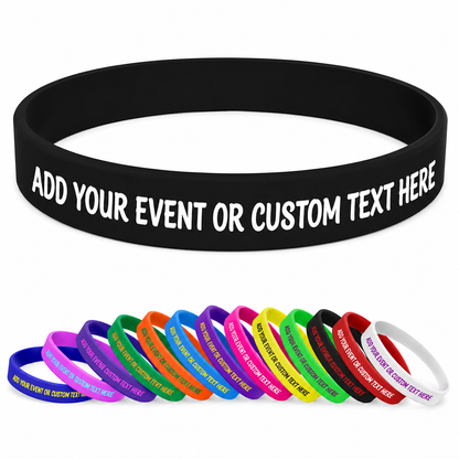 50 Custom Wristbands