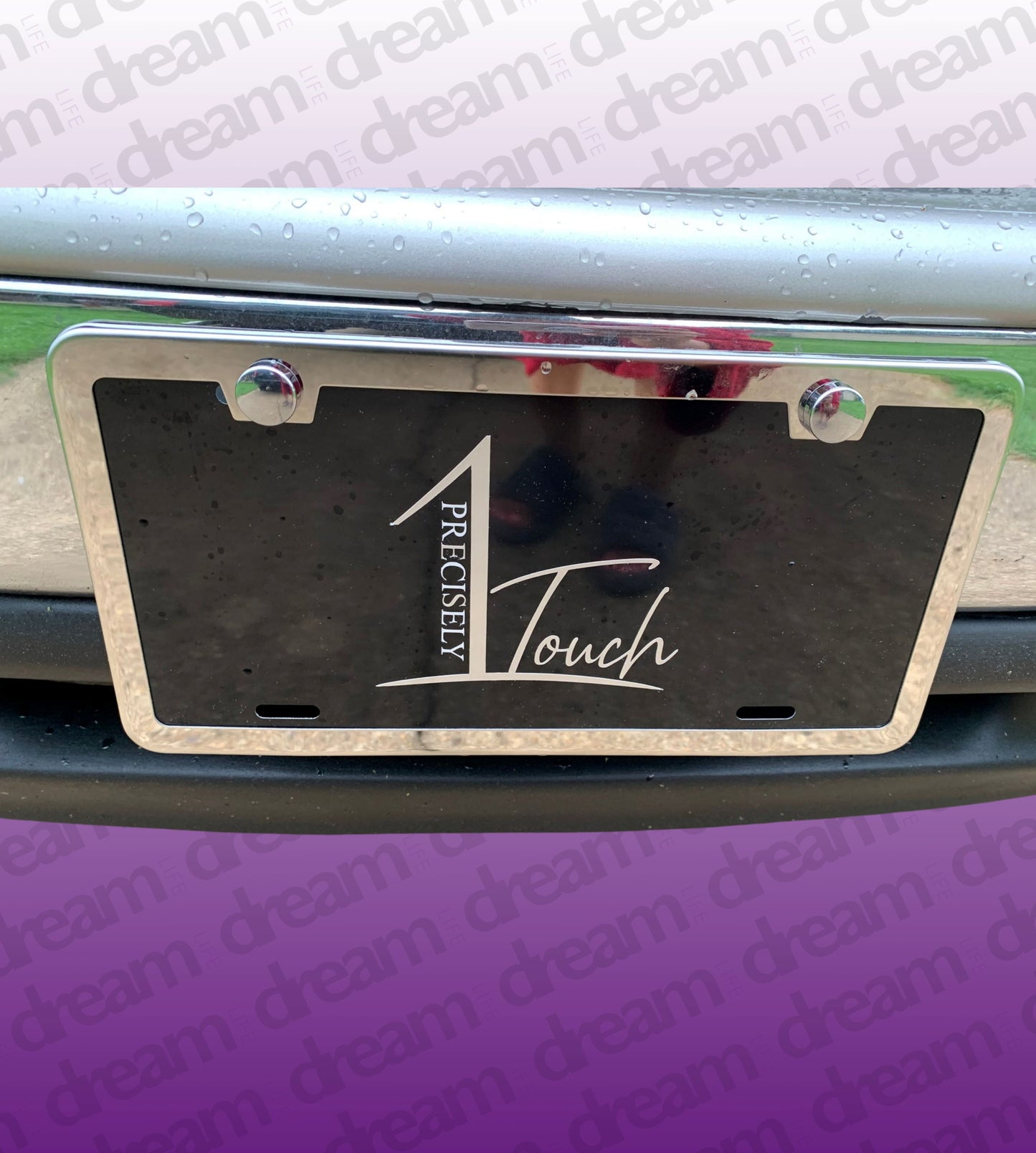 Custom License Plate with Frame