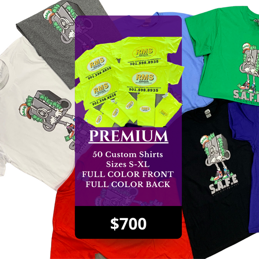Premium Tshirts Package